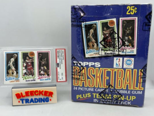 1980 Topps Basketball Wax Box Card Break with Bonus Bird-Magic Rookie