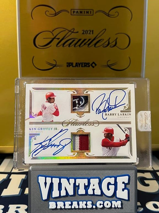 Vintage Breaks Pulls Ken Griffey Jr Flawless Autograph Numbered to FIVE