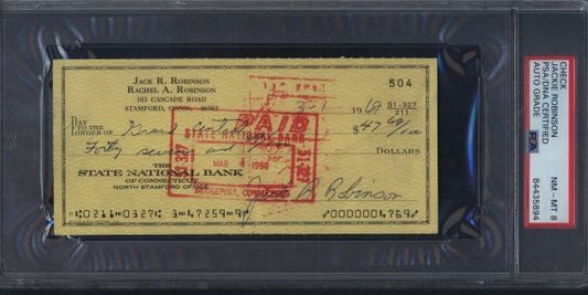 Jackie Robinson Autograph Highlights New Autograph Memorabilia Break