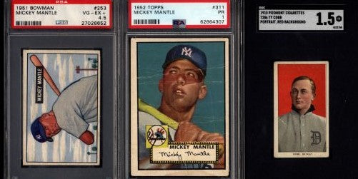 TWO Mickey Mantle Rookie Cards Highlight New Graded Hit Random Break