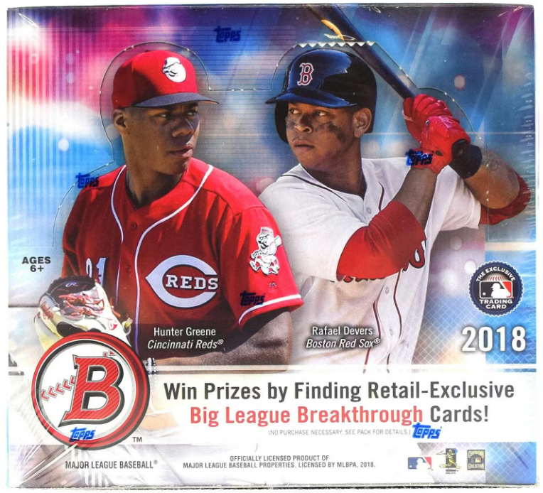 2018 Bowman Baseball Retail Box Personal Break
