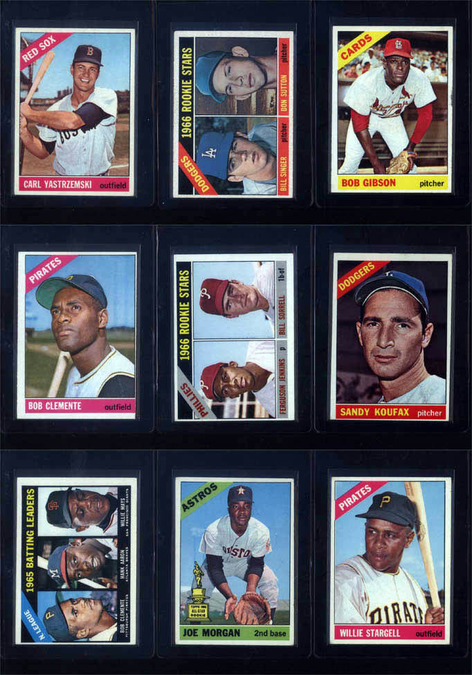 1966 Topps Baseball Set Break 598 Spot Random Card (Mickey Mantle PSA PSA 4.5, Jim Palmer Rookie SGC 4, Willie Mays SGC 5, Pete Rose SGC 5, Hank Aaron SGC 4.5, etc!)