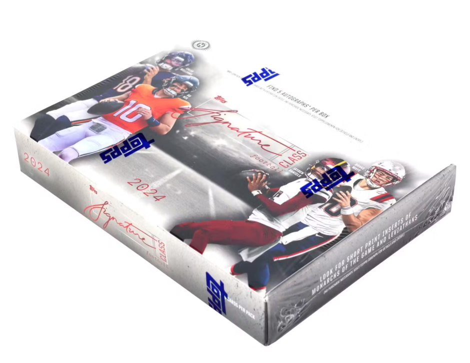 2024 Topps Signature Class Football Hobby Box 5 Spot Random Pack