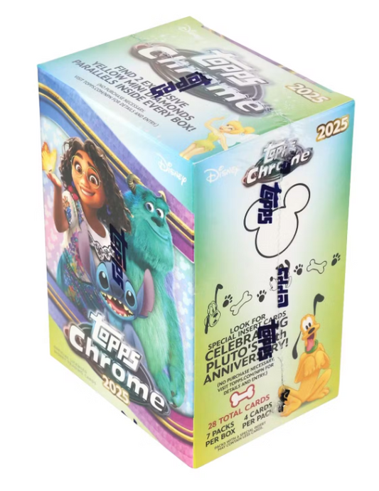 2025 Topps Chrome Disney Chrome 7-Pack Blaster Box Personal Break
