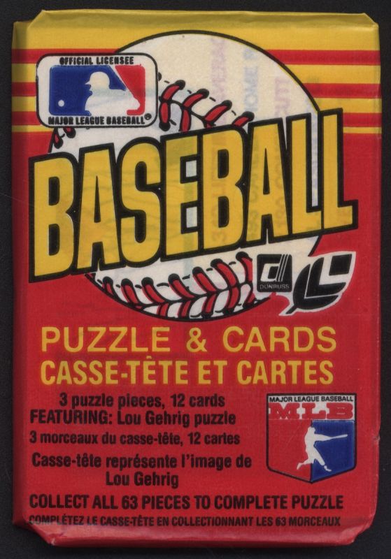 1985 Leaf Baseball Wax Pack Personal Break