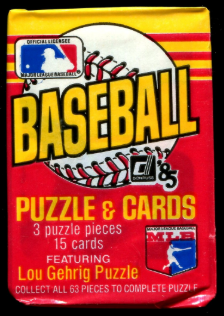 1985 Donruss Baseball Wax Pack Personal Break