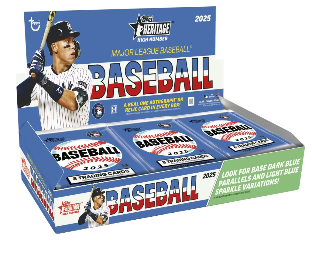 2025 Topps Heritage High Number Baseball Hobby Box Personal Break (Presell)