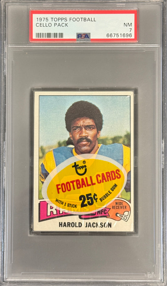 1975 Topps Football Cello Pack 18 Spot Random Card