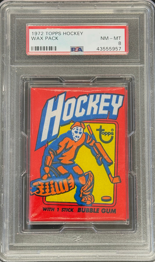 1972 Topps Hockey Wax Pack 10 Spot Random 1