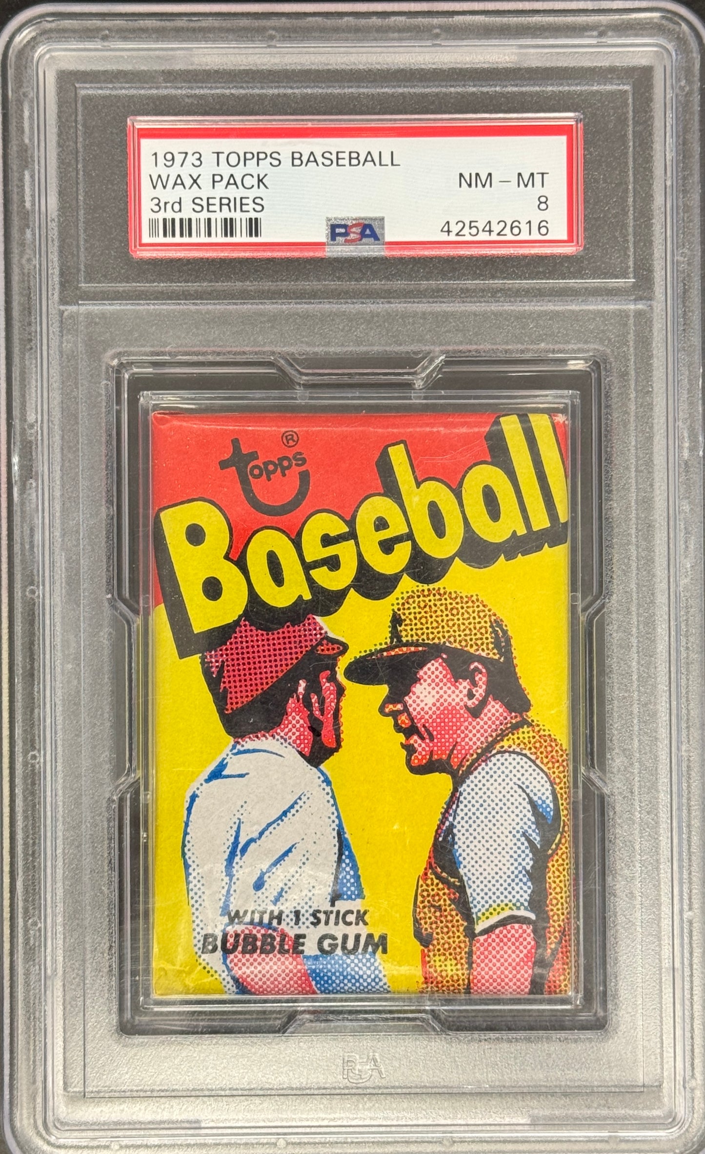 1973 Topps Baseball 3rd Series Wax Pack 10 Spot Random (Possible Willie Mays, Bench, Kaline, Seaver, and more!)