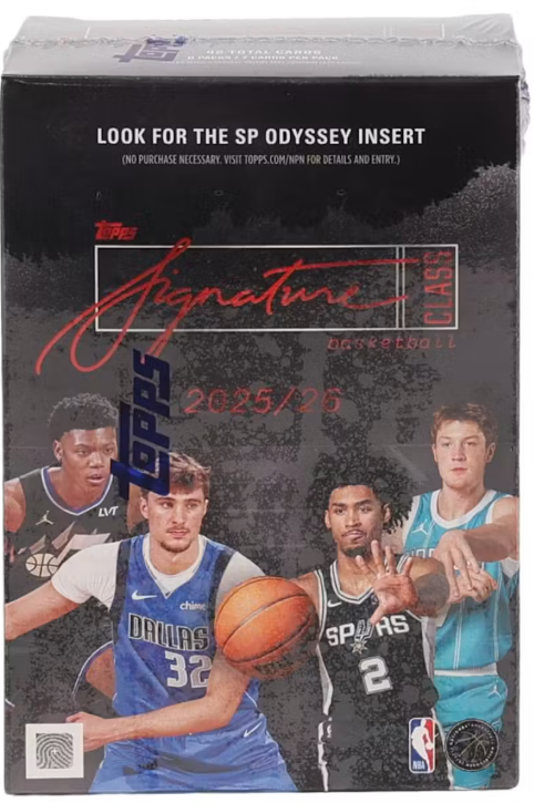 2025/26 Topps Signature Class Basketball Blaster Box Personal