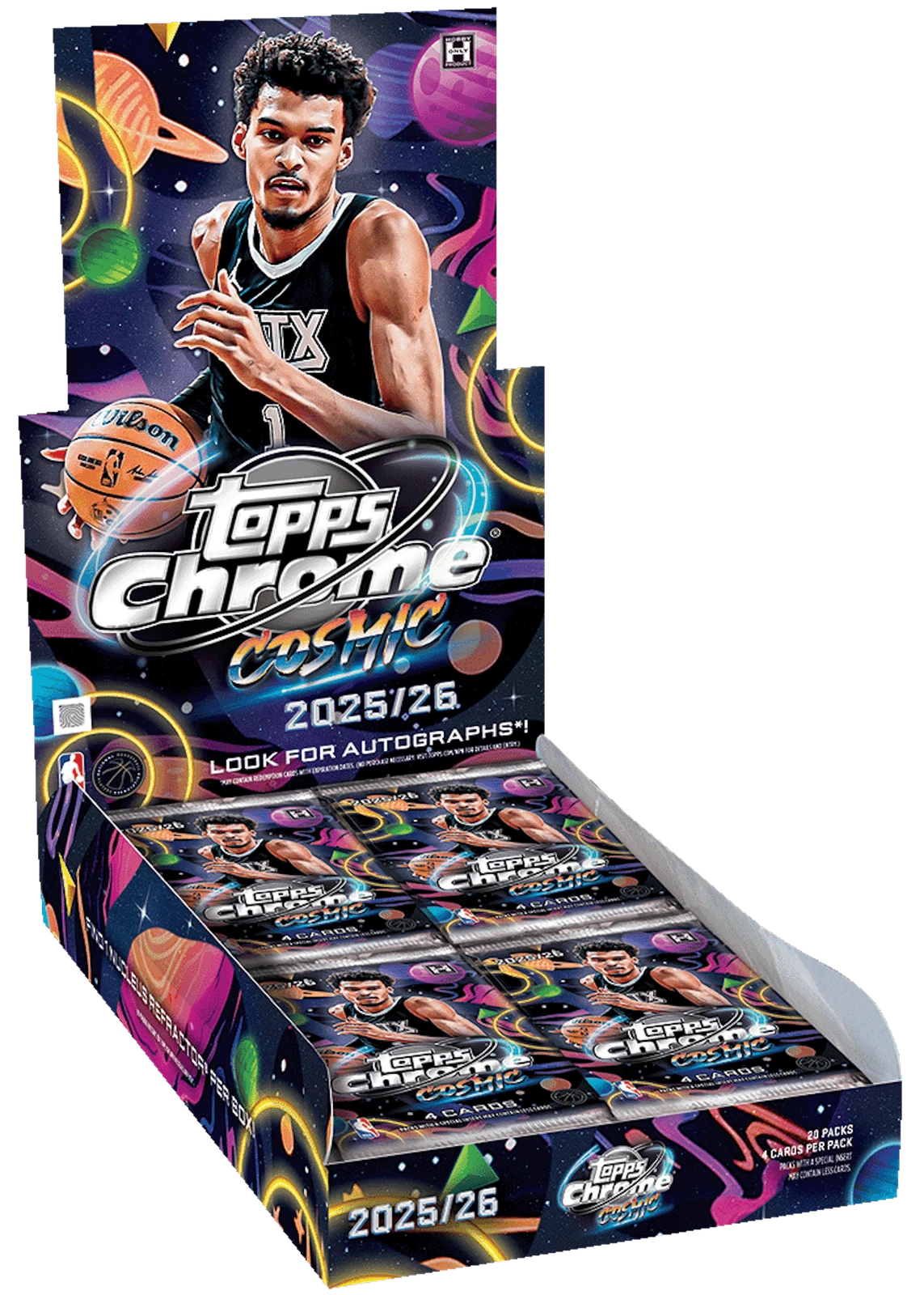 2025-26 Topps Cosmic Chrome Basketball Hobby Box Personal