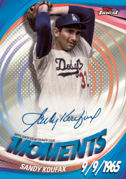 2025 Topps Finest Baseball Hobby Box Personal Break