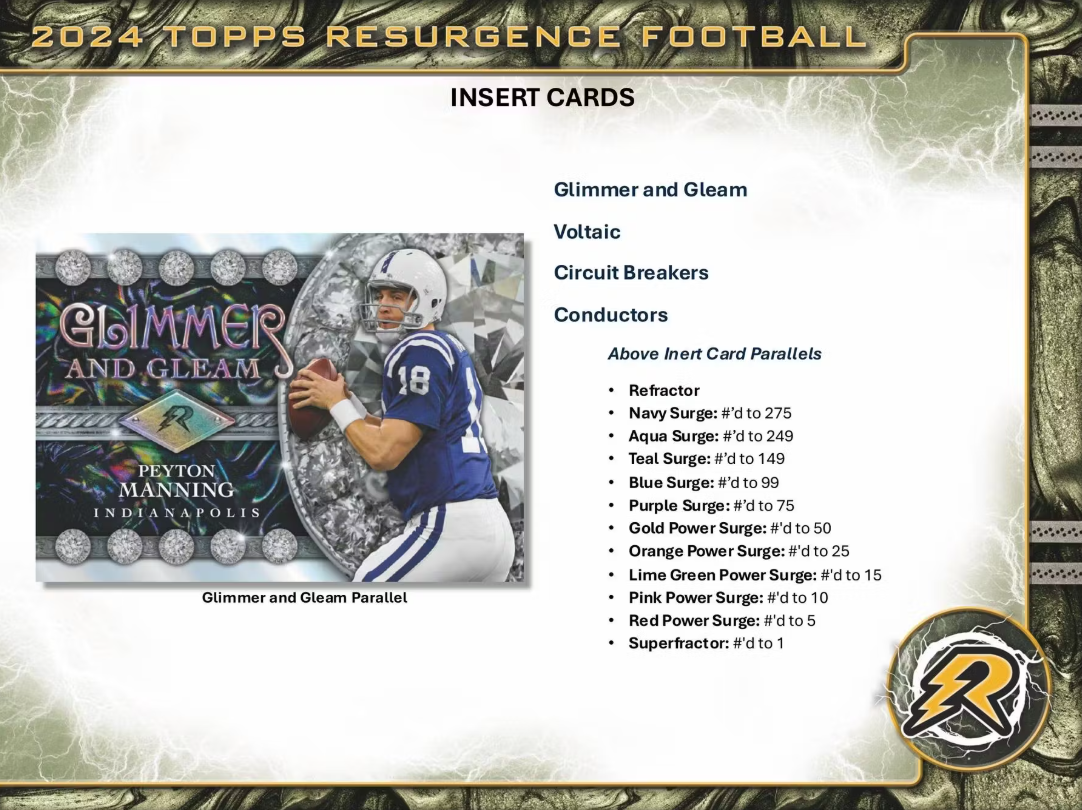 2024 Topps Resurgence Football 8-Pack Blaster Box Personal (Presell)