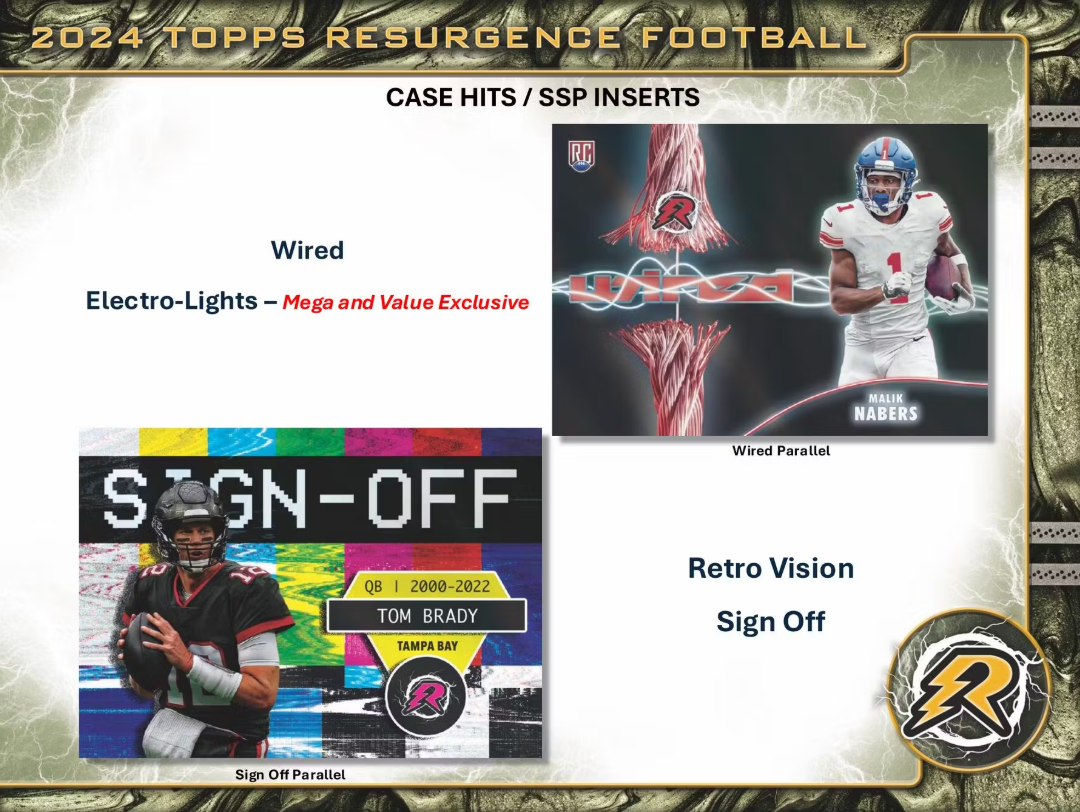 2024 Topps Resurgence Football 8-Pack Blaster Box Personal (Presell)