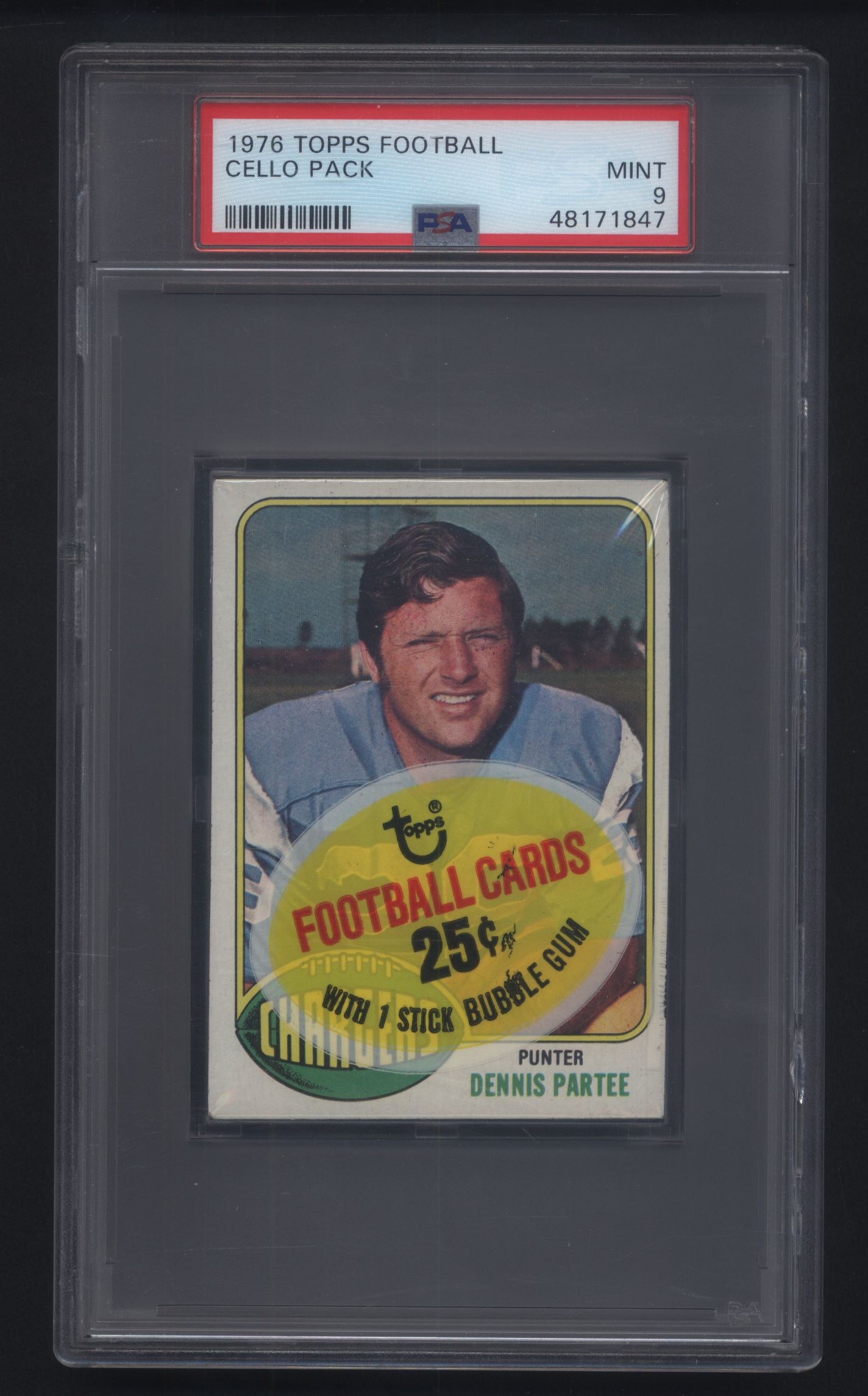 1976 Topps Football Cello Pack 18 Spot Random Card