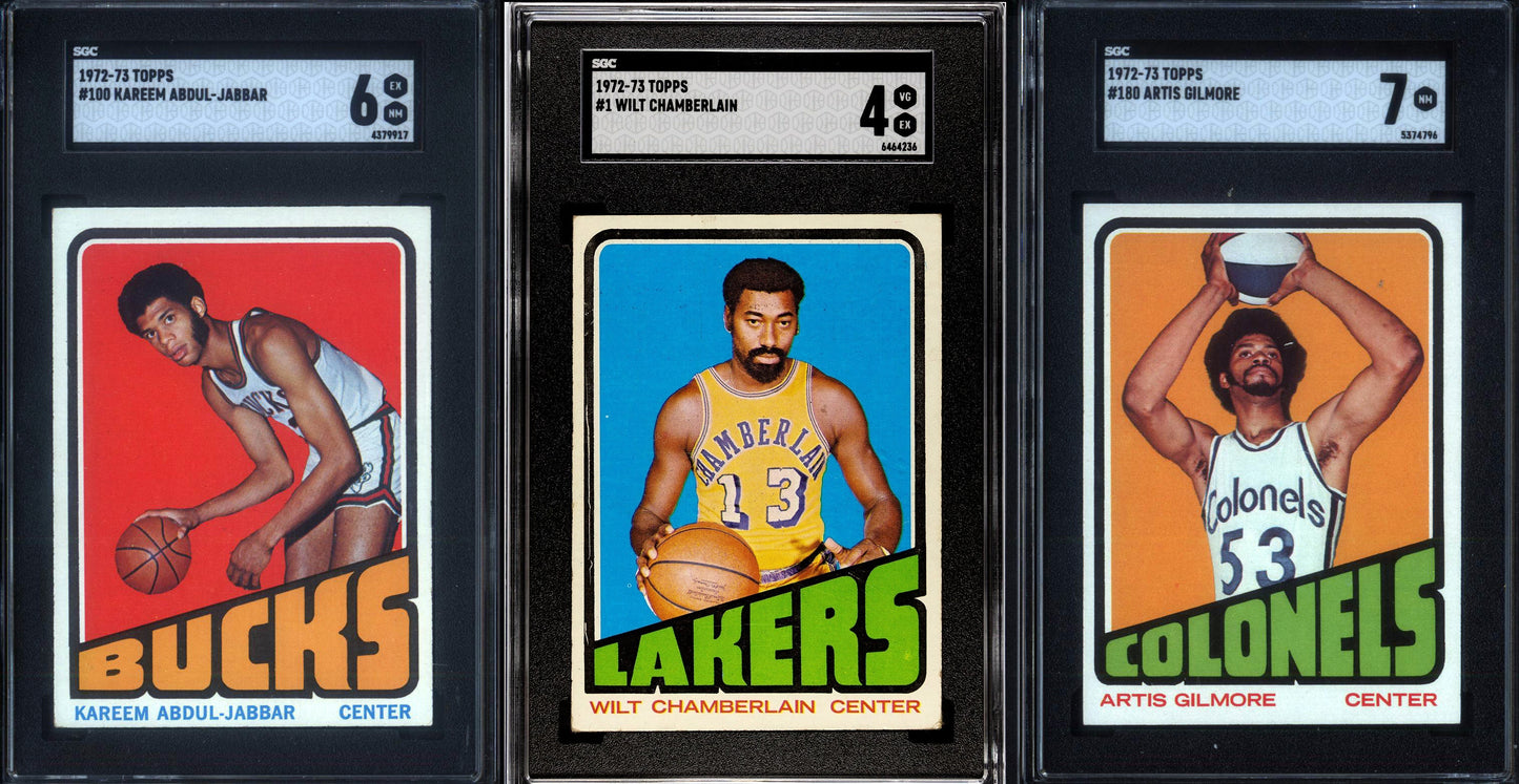1972 Topps Basketball Set Break 264 Spot Random Card (Dr. J Rookie PSA 7, Dr. J Signed Rookie PSA 8 Auto, Wilt Chamberlain All Star PSA 8, etc!)