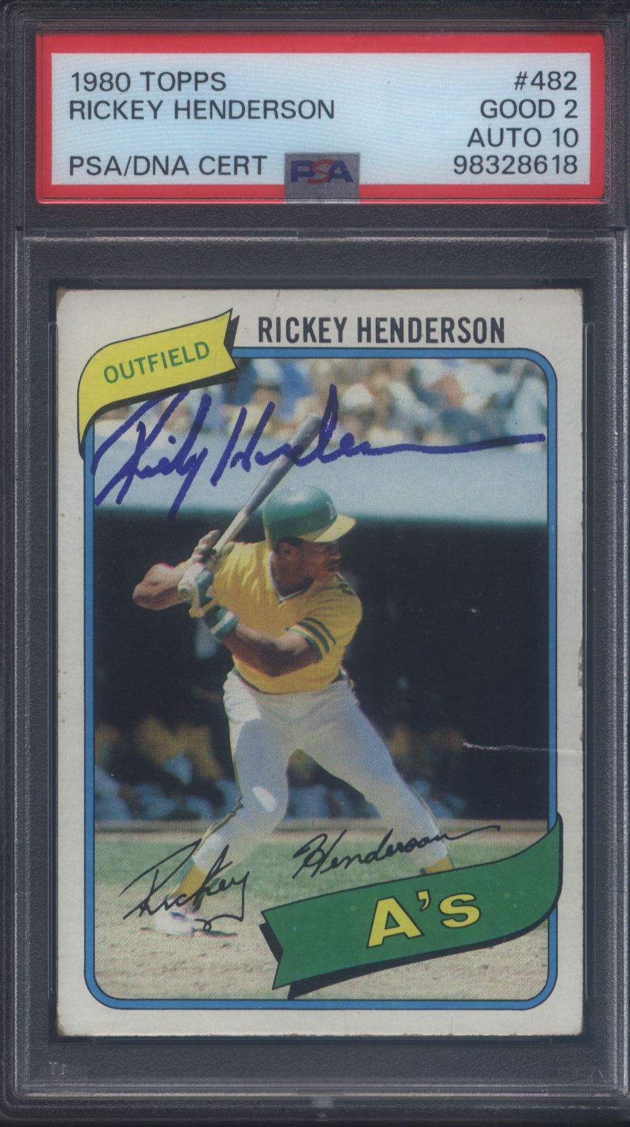 Vintage Player Mixer with a PSA 2/Auto 10 1980 Topps Rickey Henderson & 1984 Donruss Pack 16 Spot Random Card Break