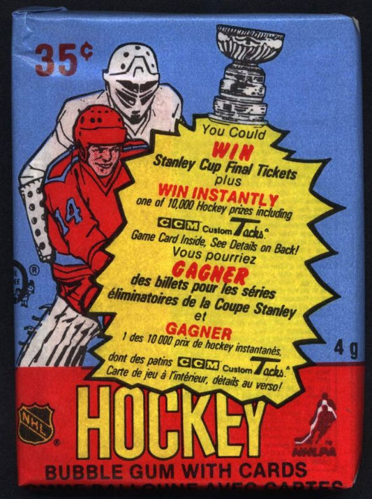 1984 OPC Hockey Wax Pack 15 Spot Random Card