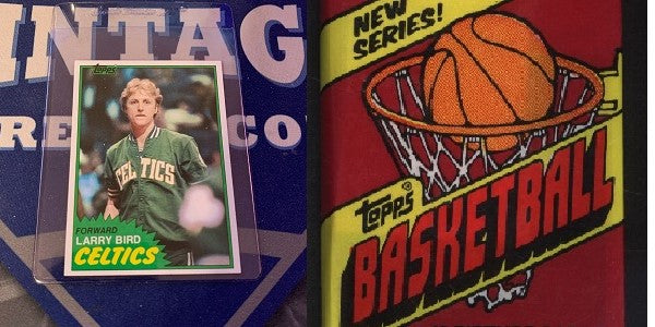Second-Year Larry Bird Pulled in 1981 Topps Basketball Wax Pack Break