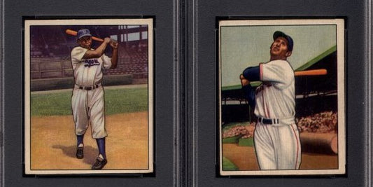 1950 Bowman Baseball Set Break Featuring Jackie Robinson Available