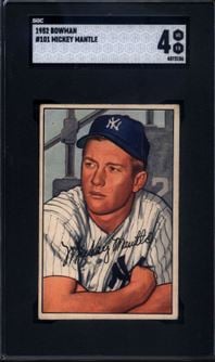 Win a 1952 Bowman Mickey Mantle Card in The Summer of Mantle Event
