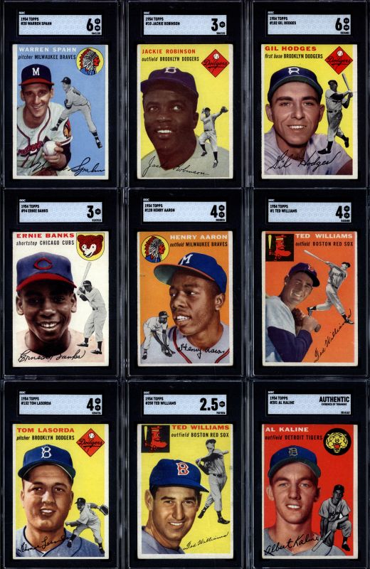 Hank Aaron Rookie Card Available in New 1954 Topps Baseball Set Break