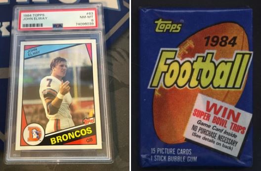 1984 Topps John Elway Rookie Highlights Cornerstone Pack Break