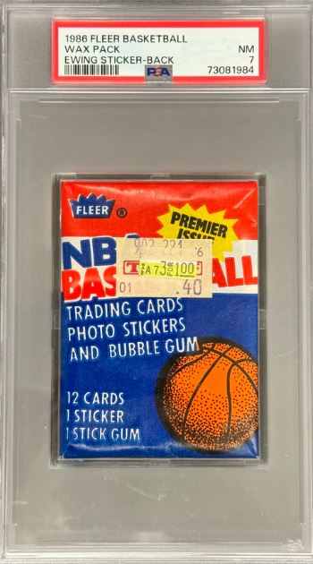 1986-87 Fleer Basketball Wax Pack Break Available with Vintage Breaks