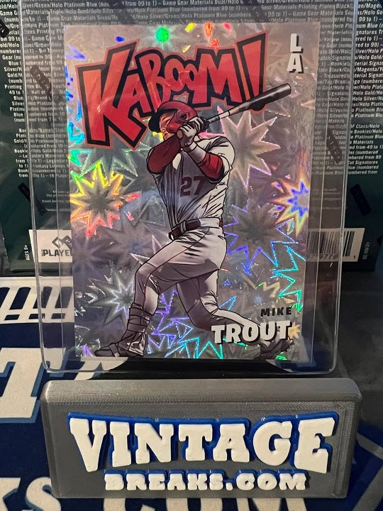 Mike Trout Kaboom Pulled by Vintage Breaks from Absolute Baseball