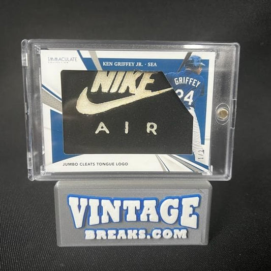 Ken Griffey Jr Jumbo Cleats From Immaculate Pulled by Vintage Breaks