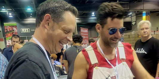 Artist Andy Friedman Gifts Leighton a Custom Card at the 2023 National