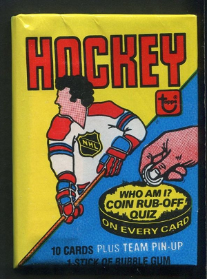1980 Topps Hockey Gives Collectors the Game of "Who's That?"