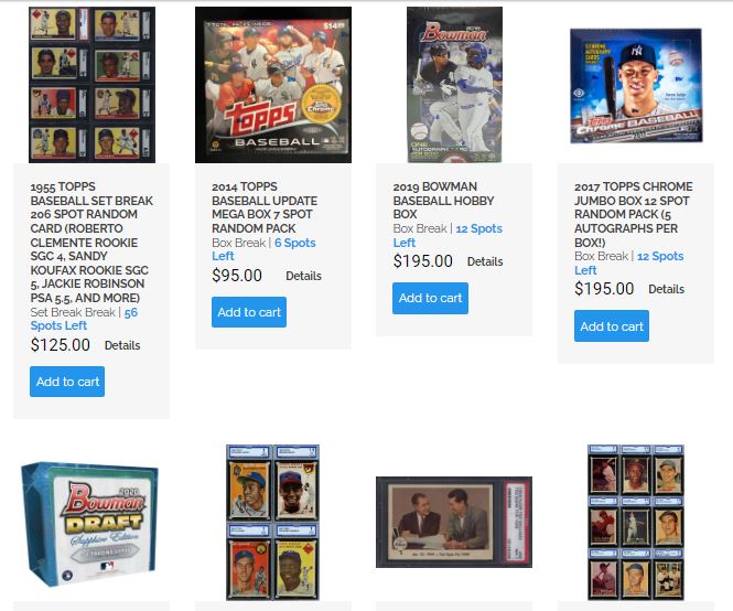 Baseball Card Breaks Available for MLB Opening Day with Vintage Breaks