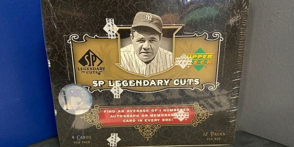2007 Upper Deck SP Legendary Cuts Baseball Card Breaks Available