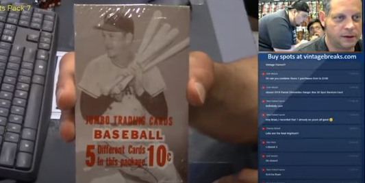 1947-1966 Exhibits Cello Pack Break with Vintage Breaks