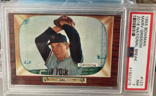 Card from Famous National Mickey Mantle 1955 Bowman Pack Comes Home to Vintage Breaks