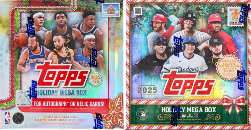 Topps Baseball and Basketball Holiday Boxes Available with Vintage Breaks