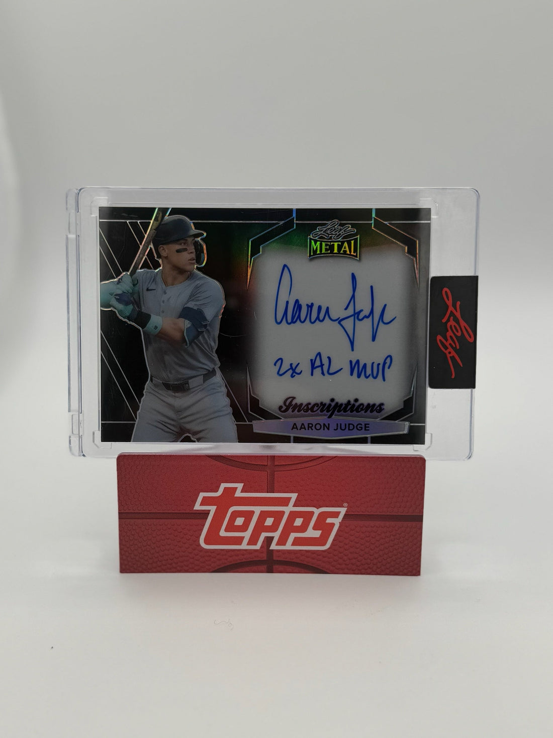 Aaron Judge MVP Inscribed Auto /5 Pulled from A Bronx Legacy
