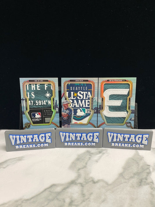 Topps Triple Threads All-Star 1/1 Jumbo Patch Booklet Pulled by Vintage Breaks