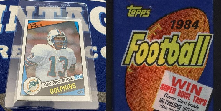 Dan Marino 1984 Topps Rookie Card Pulled From Wax Pack in Break