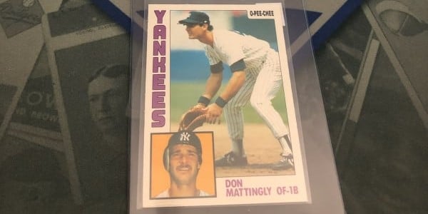 Don Mattingly Pulls His Own 1984 Topps Rookie Card