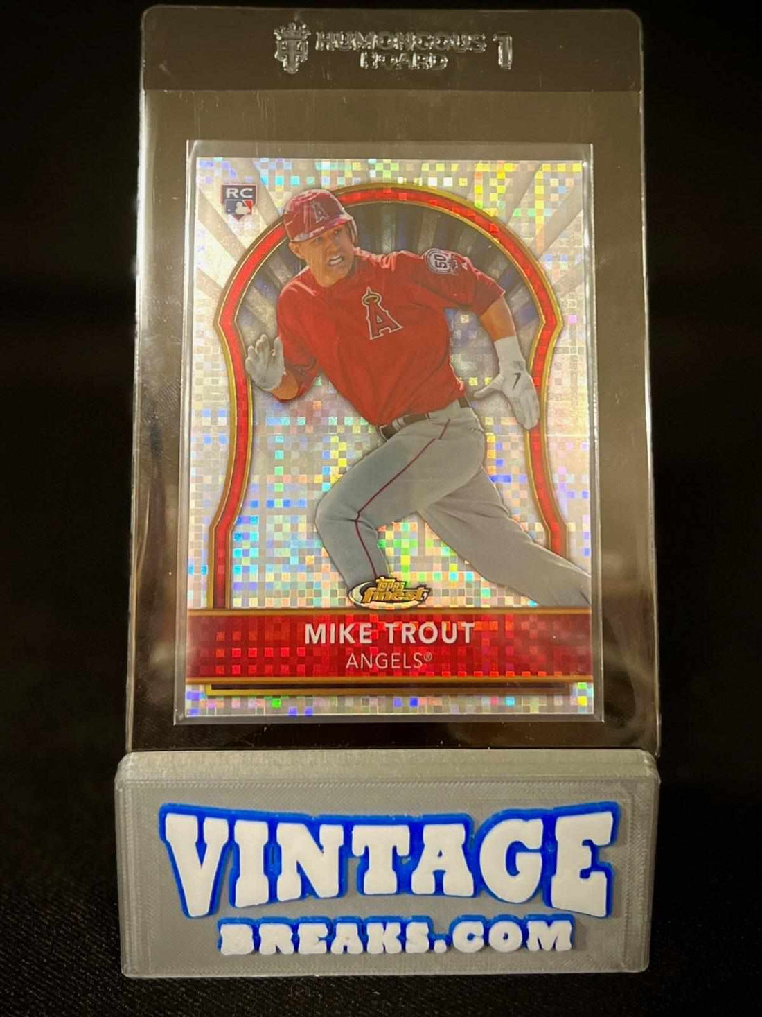 2011 Topps Finest Mike Trout X-Fractor Rookie Pulled by Vintage Breaks