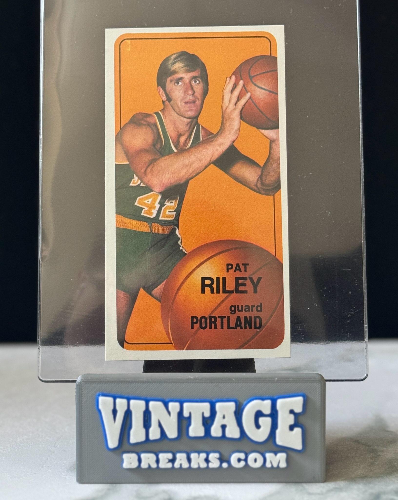 Pat Riley Rookie Card and Kareem Abdul-Jabbar Pulled from 1970 Topps B ...