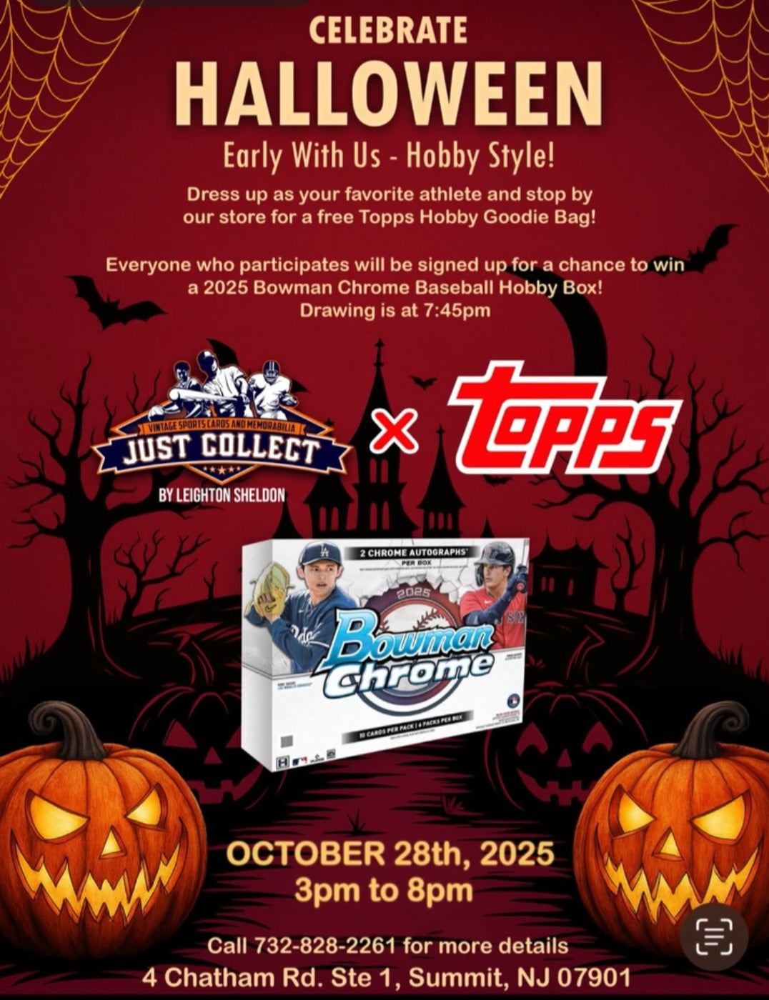 Celebrate Halloween with Free Topps Goodie Bag at Vintage Breaks