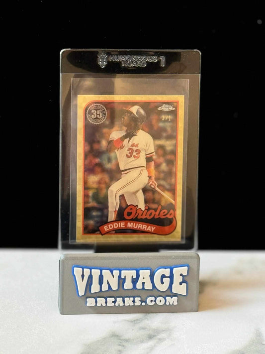 Eddie Murray 1/1 Superfractor from 2024 Topps Series 2 Pulled by Vintage Breaks