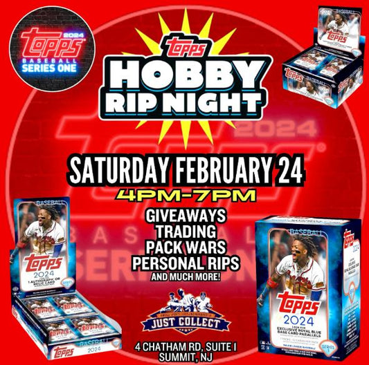 Vintage Breaks Invites You to Topps Hobby Rip Night February 24th