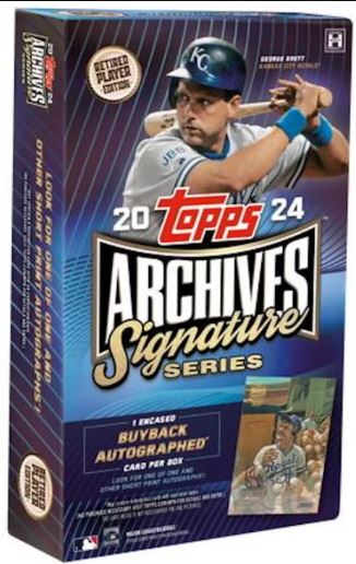 2024 Topps Archives Signature Series Baseball Breaks Available with Vintage Breaks