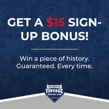 Free $15 Break Credit for New Users with Vintage Breaks