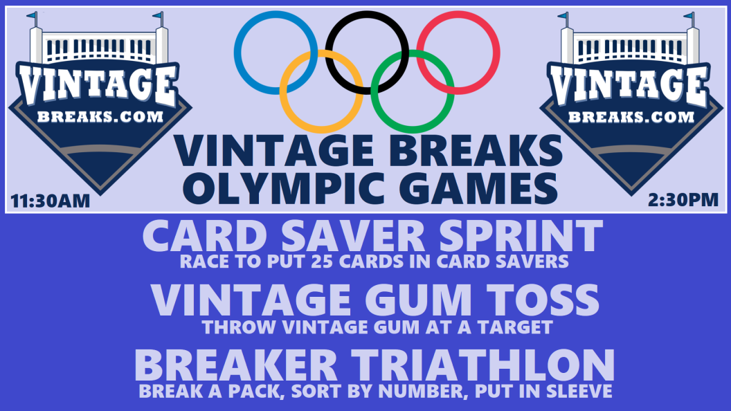 Play Vintage Breaks Olympics at the National for Prizes